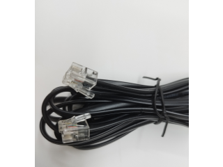 OEM Telefon Hat Kablosu Modem Adsl Ara Kablosu 3 Metre Siyah
